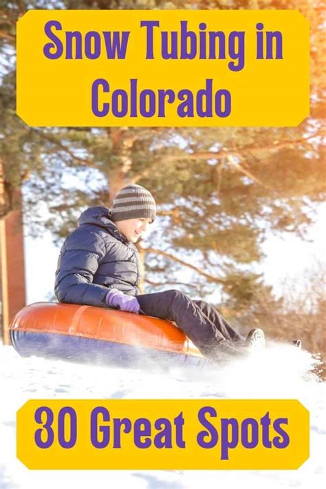 30 Epic Spots For Sledding And Snow Tubing In Colorado