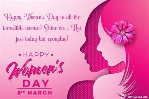 Empowering International Women S Day Wishes Cards