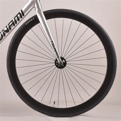 700c Fixed Gear Bike 40mm Wheels Aluminum Alloy Fixie Wheelset Single