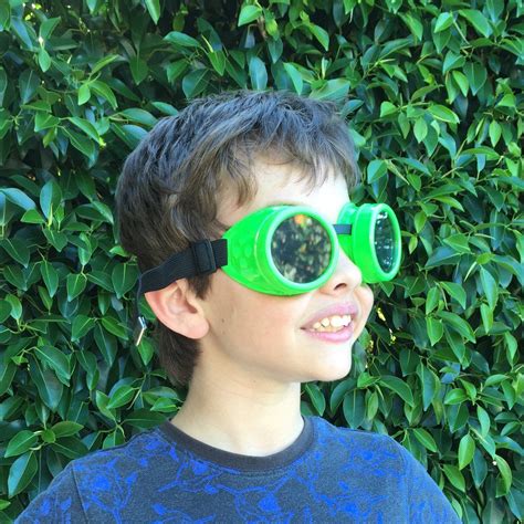 Green Goggles (bright green) | Bright green, Green, Goggles