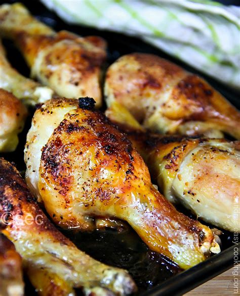 Sandra's Easy Cooking - Marinated Baked Chicken Drumsticks ...