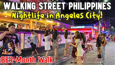 walking street philippines nightlife update night scenes in angeles city s fields avenue