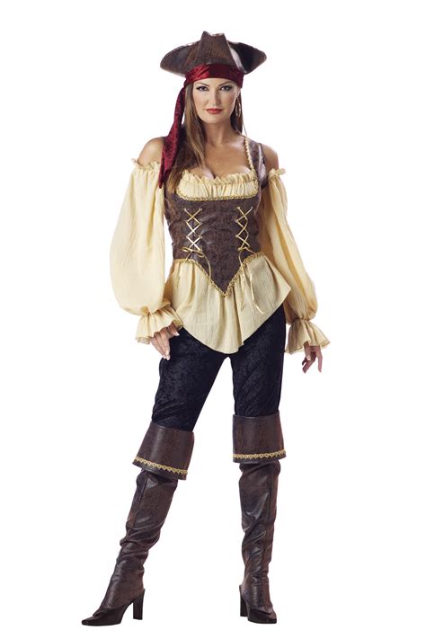 Womens Rustic Pirate Costume