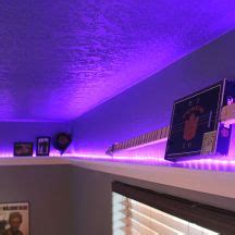 Let her layout all the things she wanted to happen in her room. LED Light Shelf, Teen Boy's Room With Cool LED Shelves ...