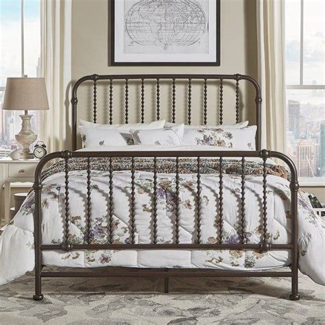 Gulliver Vintage Antique Spiral King Iron Metal Bed By Inspire Q Bold