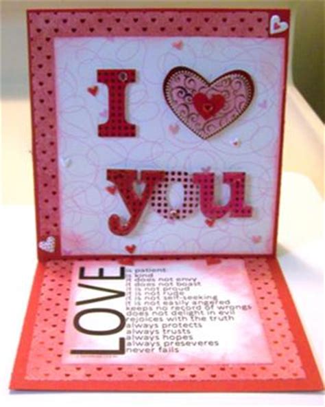 This cute image would make a great tag for a gift of hot. I love you Handmade Valentine Card