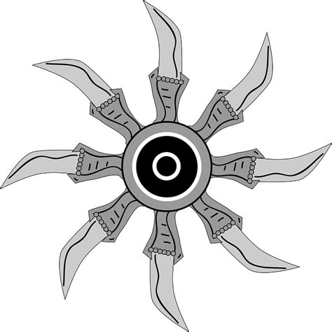 chinese throwing stars clipart clipground