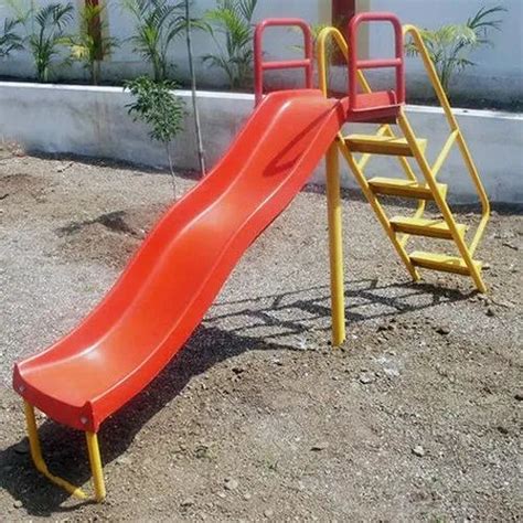 Redyellow Wave Frp Mini Slide For Schools And Playgrounds Age Group