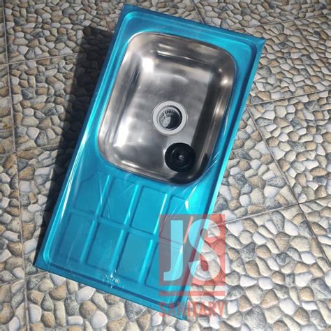 Jual Wash Bak Cuci Piring Stainless 75cm Wastafel Sink Cuci Piring 1 Lobang 75cm Shopee Indonesia