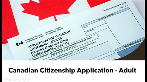 Canadian Citizenship Application Adult Teach You How To Fill In Forms And Make Online Payment