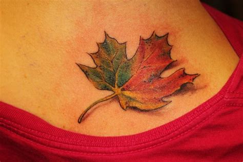 Maple Leaf By Madame Marcella Tattoos Via Flickr Cool Wrist Tattoos