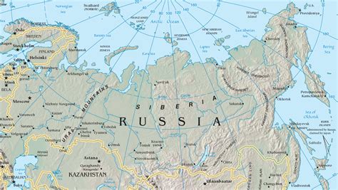 Siberia Siberia Map Russia Land Area Wwii Maps Norilsk Trans