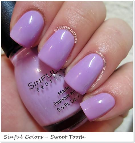 Luster Lacquer Sinful Colors Sugar Rush Spring 2013 Collection