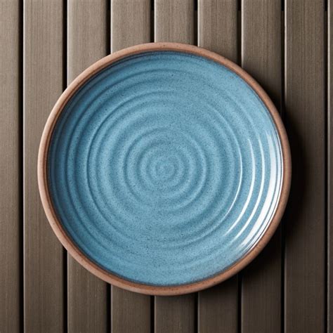 caprice blue  melamine plate reviews crate  barrel