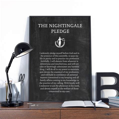 Florence Nightingale Pledge Florence Nightingale Poster Nightingale