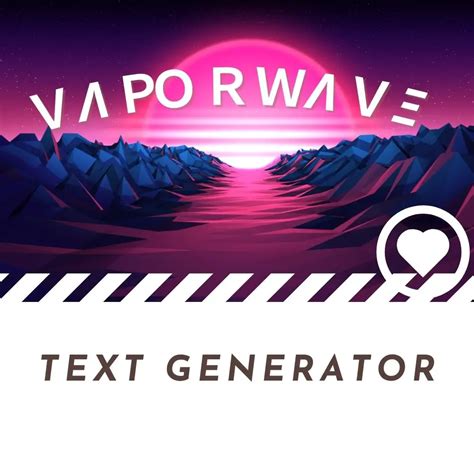 Vaporwave Text Generator