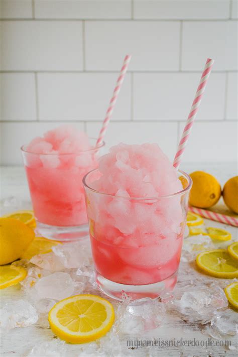 Pink Lemonade Slush The Idea Room