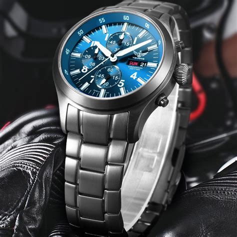yelang t100 tritium watch for men sport chronograph watches for mens quartz wristwatches chic