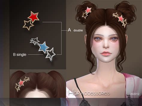 The Sims Resource S Club Ll Ts4 Hair Accessories 202012