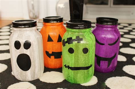 Diy Halloween Jars Splendry