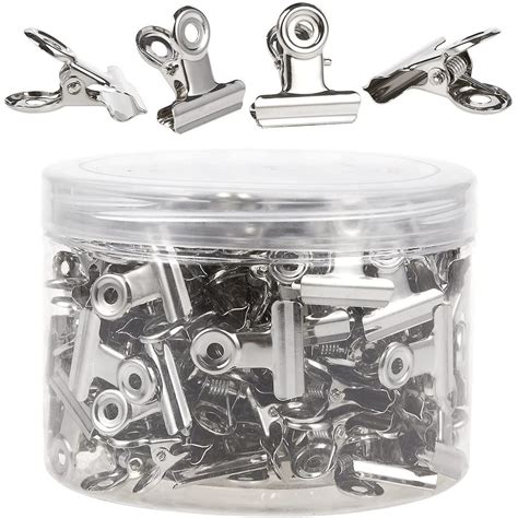 Stainless Steel Bulldog Clipsmini Binder Clips 150 Pack Michaels