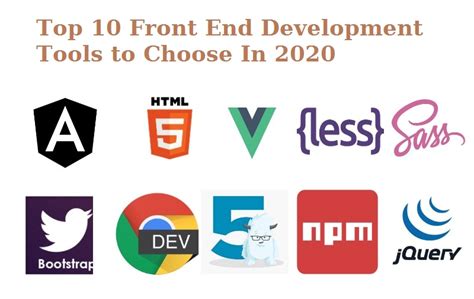 Top 10 Front End Tools For Web Development