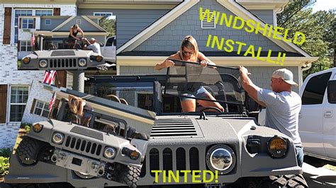 Humvee Windshield Install Part 18 Youtube