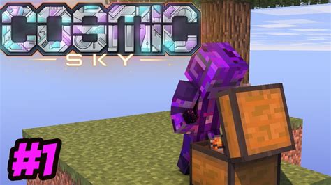 Minecraft Cosmic Sky Episode 1 Team Blue Youtube