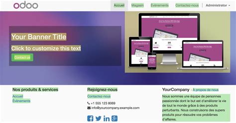 The website builder is targeted at business, who want to get started with a working website in a matter of days. How to translate my website — Odoo 11.0 documentation