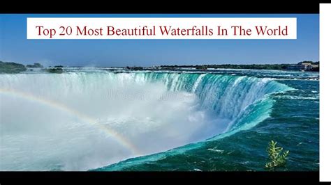Top 20 Most Beautiful Waterfalls In The World 2020 Youtube
