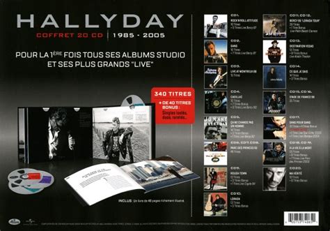 Johnny Hallyday Coffret Cd Hallyday Official Universal