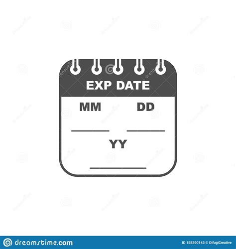 Expiration Date Product Label Packaging Symbol