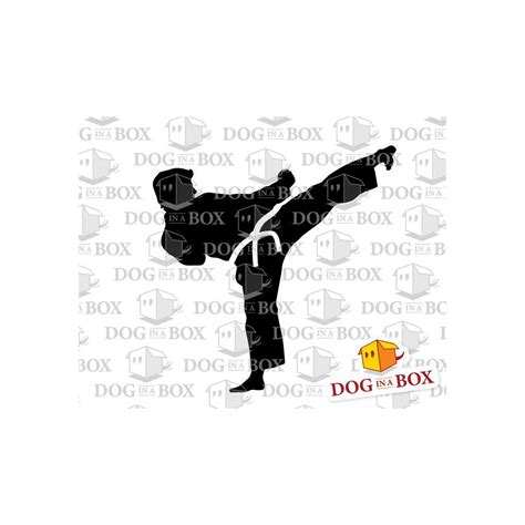 Karate Stencil Reusable Stencil For Martial Arts Wall Decors Fabrics