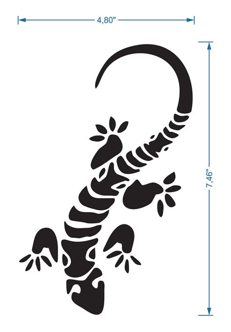 Reptile Salamander Stencil Reusable Diy Craft Mylar Stencil Etsy