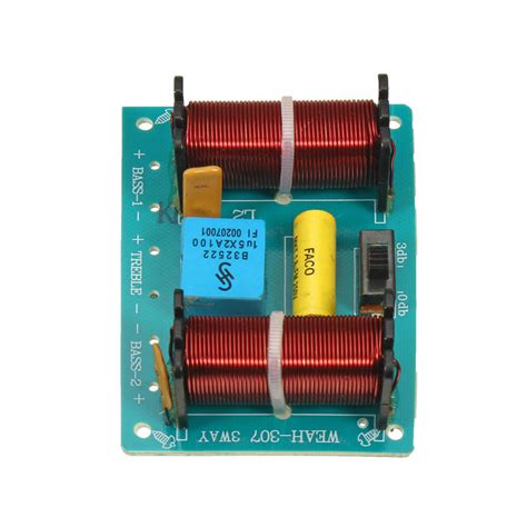 3 Way Audio Speaker Crossover 100w Filter Treble Mediant Bass Frequency Divider Module Sale