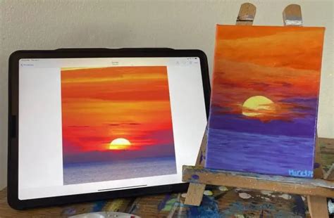 How To Paint A Sunset In 8 Easy Steps Beginner Acrylic Painting Art