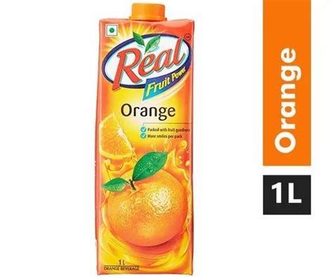 Dabur Real Orange Juice Packaging Size 1 L Packaging Type Tetra
