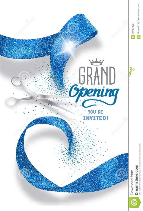 Grand Opening Scissor Ribbon Icon Ceremony Establish Open Business