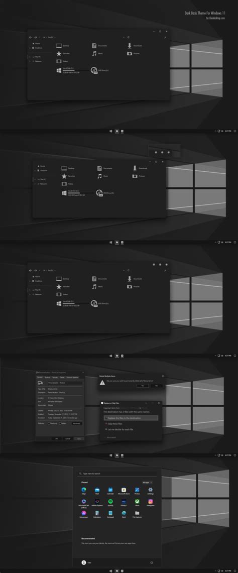 Dark Basic Theme For Windows 11 Cleodesktop