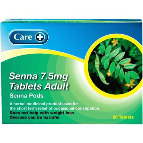 Buy Senna 7 5mg Tablets Online Constipation Treatment