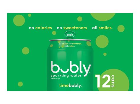 Bubly Sparkling Water Lime 12x355ml