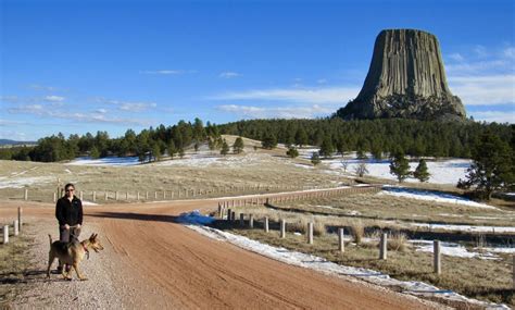 Winter Day At Devils Tower