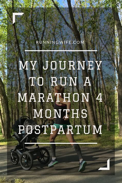 my journey to run a marathon 4 months postpartum runningwife 2017