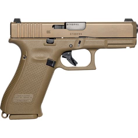 Glock G19x Gen5 Ns 9mm Compact 17 Round Pistol Academy