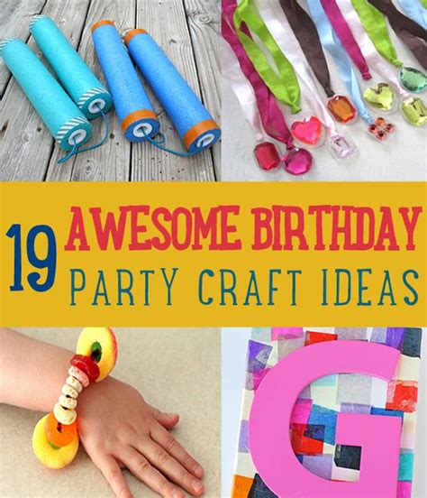 Maybe you would like to learn more about one of these? 19 Awesome Birthday Party Craft Ideas that Will Make Your ...