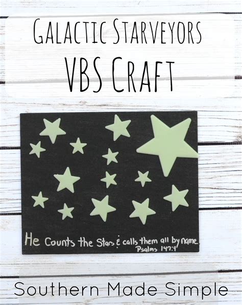Easy Vbs Galactic Starveyors Craft Idea Southern Made Simple