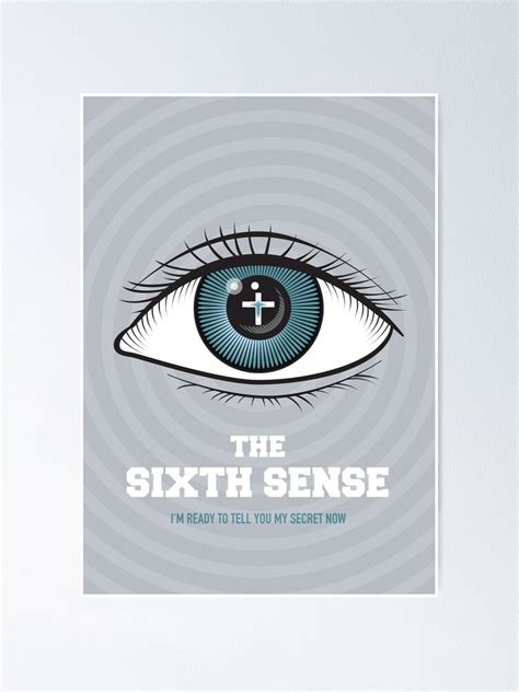 The Sixth Sense Alternative Movie Poster Poster By Movieposterboy