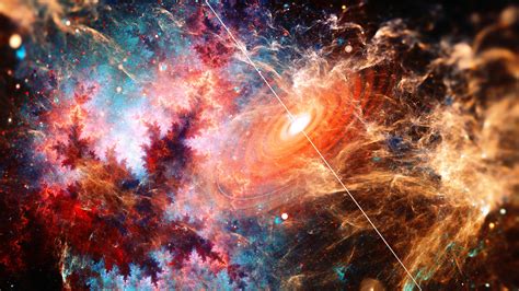 Beautiful Galaxy Fractal Art Wallpaperhd Digital Universe Wallpapers