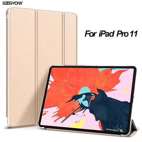Smart Magnetic Case For New Ipad Pro 11 2018 Release Ultra Slim Pu