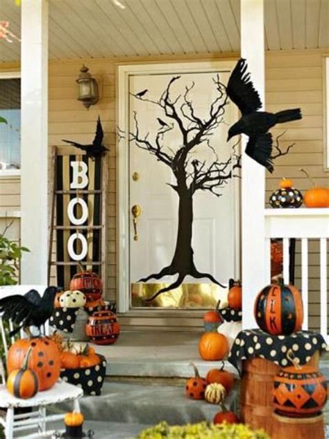 Halloween Front Door Decor Ideas